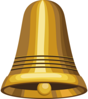 goldene Weihnachtsglocke png