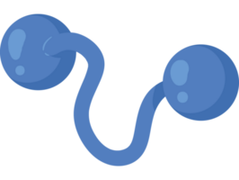 blue rope pet accessory png