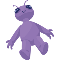 purple alien space creature png