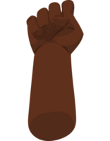 Afro-Hand menschliche Faust png