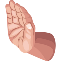 Hand Mensch anhalten png