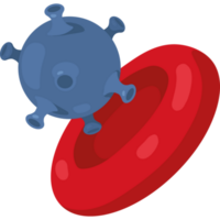 blood cell and virus png