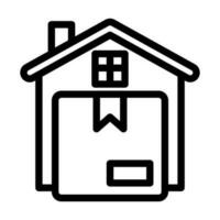 hogar entrega icono diseño vector