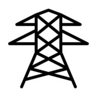 Power Line Icon Design vector