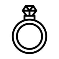 diseño de icono de anillo vector