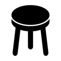 Stool Vector Glyph Icon Design