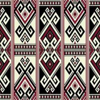 étnico geométrico modelo. azteca kilim geométrico forma sin costura modelo. tradicional étnico modelo utilizar para tela, textil, tapicería, alfombra, alfombra, tapiz, estera, almohadón, fondo de pantalla, etc. vector