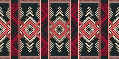 Home flooring decorations ethnic geometric pattern design. Aztec navajo geometric shape seamless pattern. Ethnic southwest pattern use for carpet, rug, mat, tapestry, other textile elements. vector