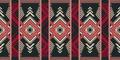 Home flooring decorations ethnic geometric pattern design. Aztec navajo geometric shape seamless pattern. Ethnic southwest pattern use for carpet, rug, mat, tapestry, other textile elements. vector