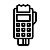 Pos Terminal Icon Design vector