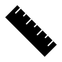 Ruler Vector Glyph Icon Design