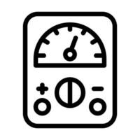 Voltage Indicator Icon Design vector