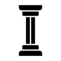 Pillar Vector Glyph Icon Design