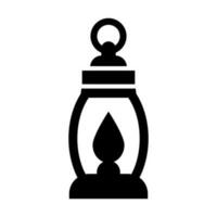 gas lámpara vector glifo icono diseño