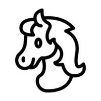 diseño de icono de unicornio vector