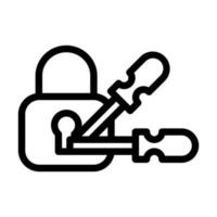 Locksmith Icon Design vector