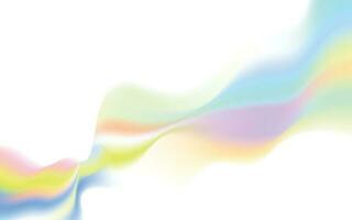 3D abstract color gradient background liquify colorful vector