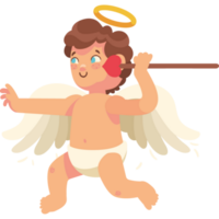 ángel cupido con lanza png