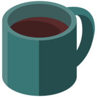 coffee cup isometric style png