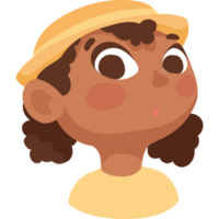 jeune fille afro png