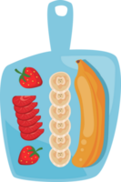 fresh fruit in kitchenboard png
