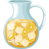 refresh orange drink jar png