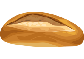 comida de pão clássico fresco png