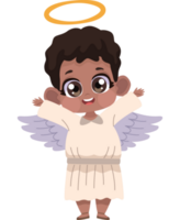 petit ange afro png