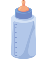 baby blauw melk fles png