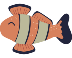 clownfish sealife animal png