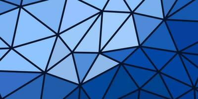 abstract geometric blue colorful background with triangles shape vector