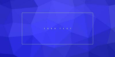 abstract geometric blue gradient background for business vector