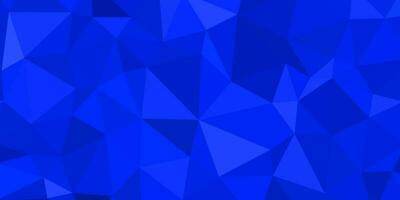 blue geometric background design with triangles shape. vector