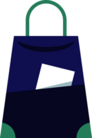 black shopping bag png