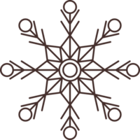 Kerstmis sneeuwvlok decoratie png