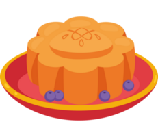 postre tradicional chino mooncake png