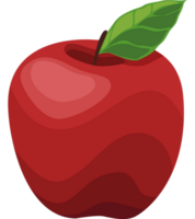 manzana fresca fruta roja png
