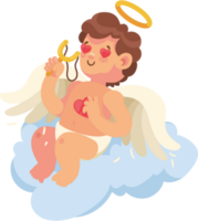 Cupido angelo con fionda png