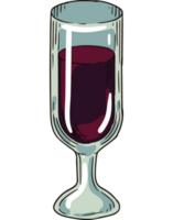 vinho fresco no copo png