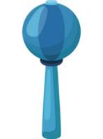 blue gingle bell toy png