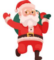 Santa Claus sollevamento i regali Borsa png