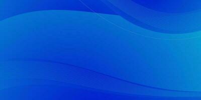 abstract blue wave gradient background vector