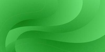 abstract green background with waves vector
