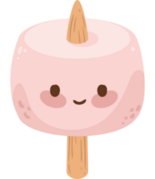 söt ljuv marshmallow png