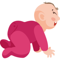 little baby crawling png