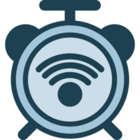 sinal wifi no despertador png