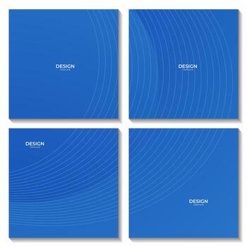 conjunto de cuadrícula antecedentes. resumen azul ola antecedentes para negocio vector