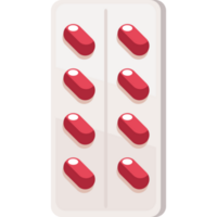 capsules in push blister png