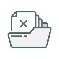 no result, document, file, data not found concept illustration line icon design editable vector eps10