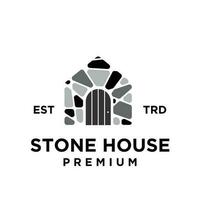 Stone House logo icon design illustration vector